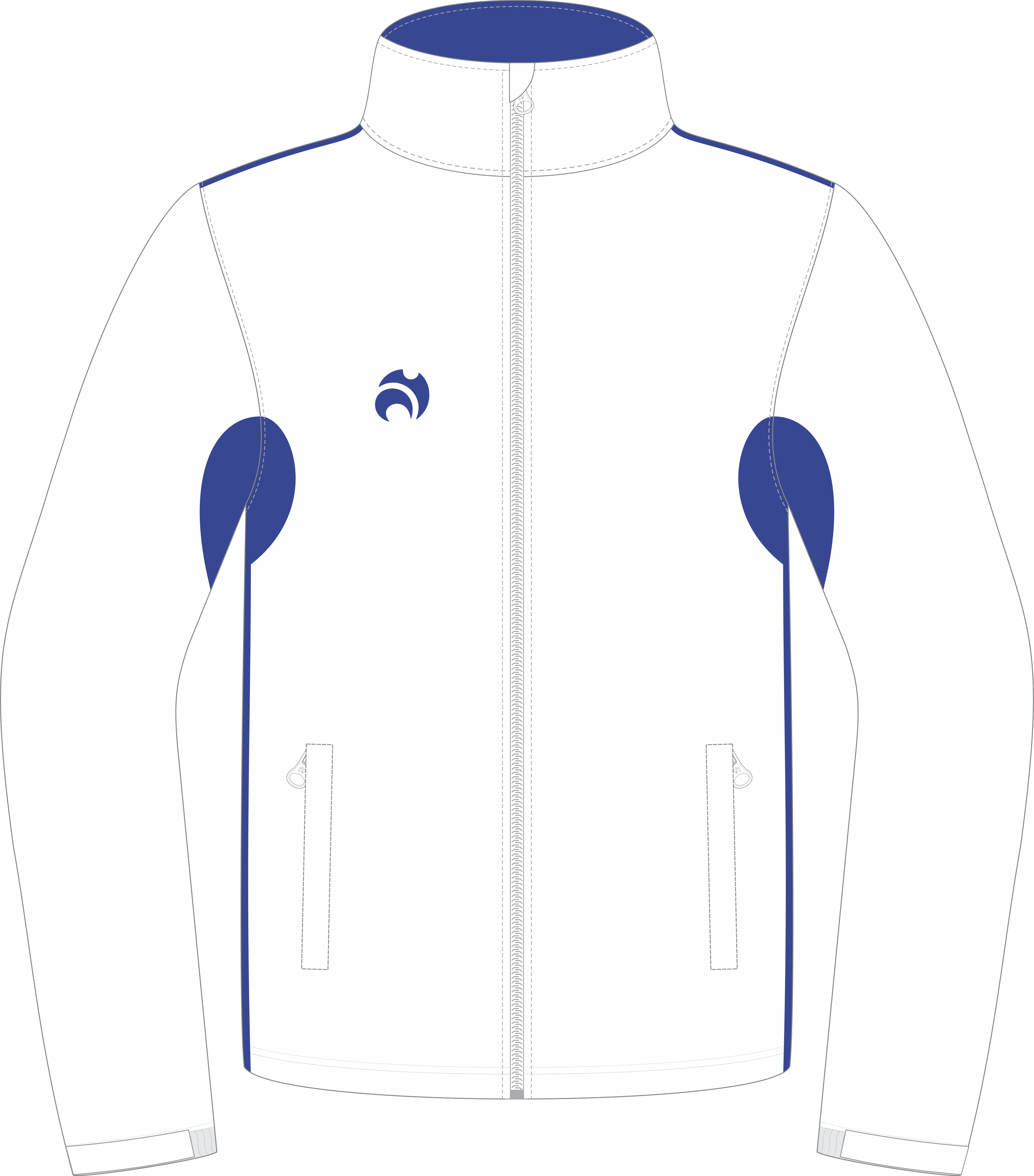 Henselite Mens Full Zip Fleece Jacket A74HFLFZJKT